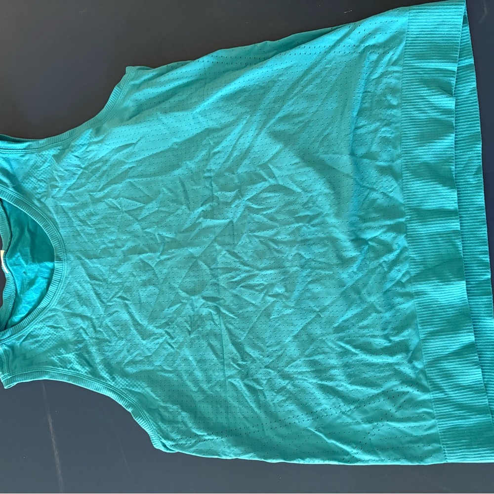 Athleta Blue Sleeveless Tank Top
